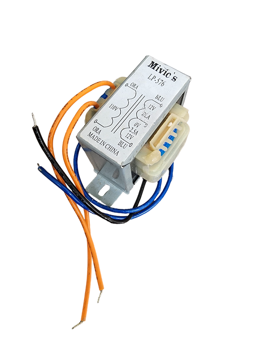 Transformador 12V-0V-12V tap central 2.5 A