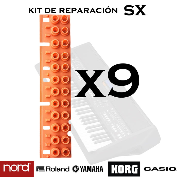 Contactos de silicona para teclados musicales (SX)