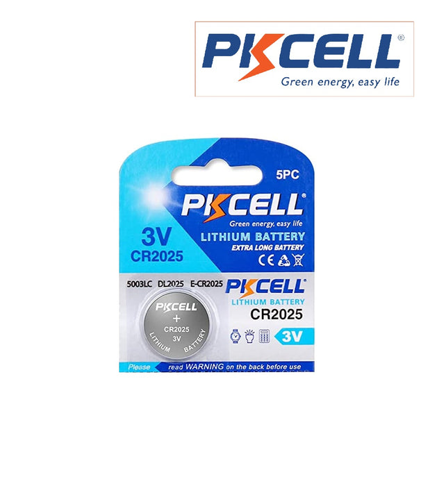 PKCell batería CR2025 3V Litio