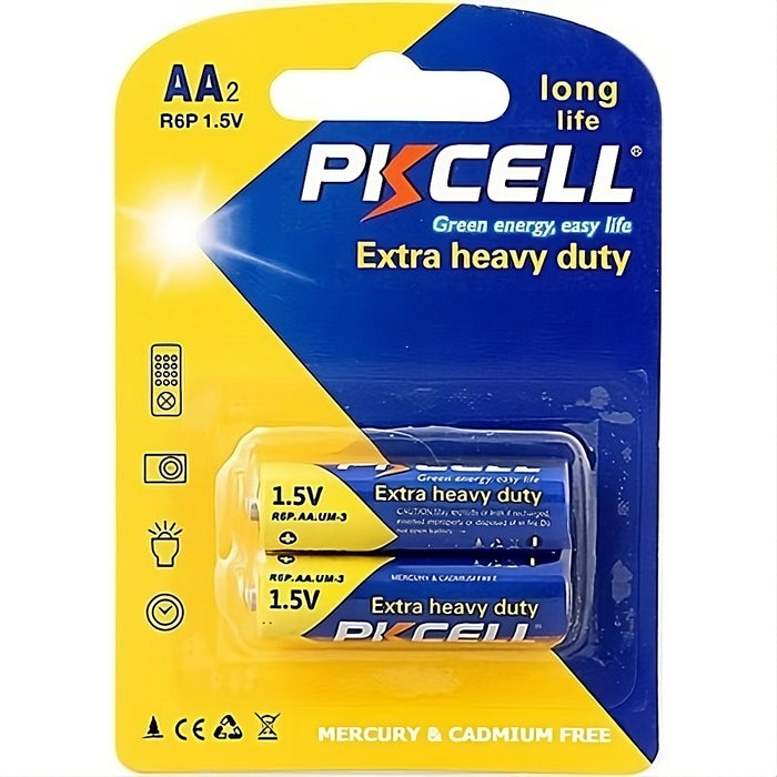 PKcell batería AA 1.5V (2 piezas)