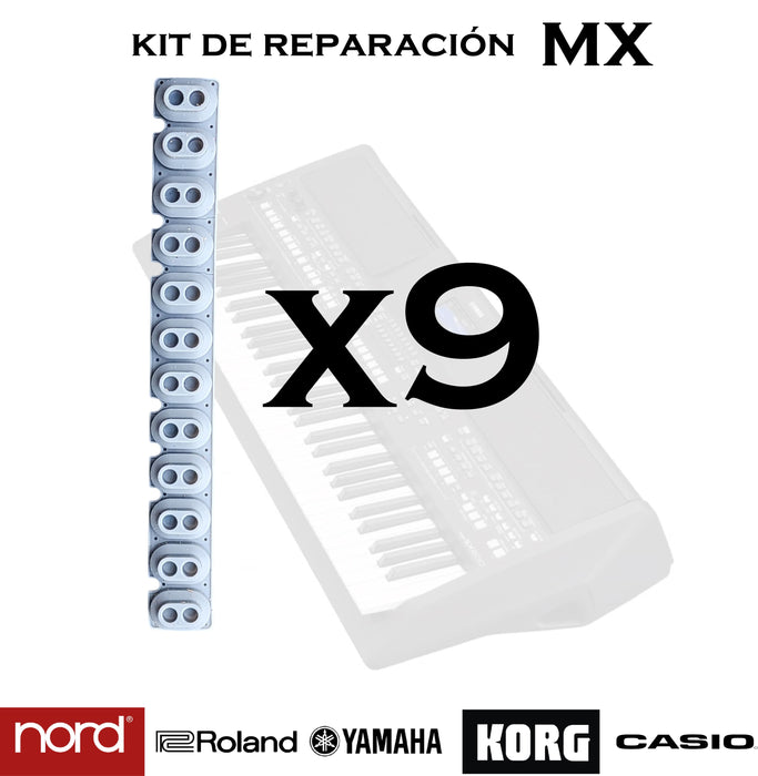 Contactos de silicona para teclados musicales (MX)