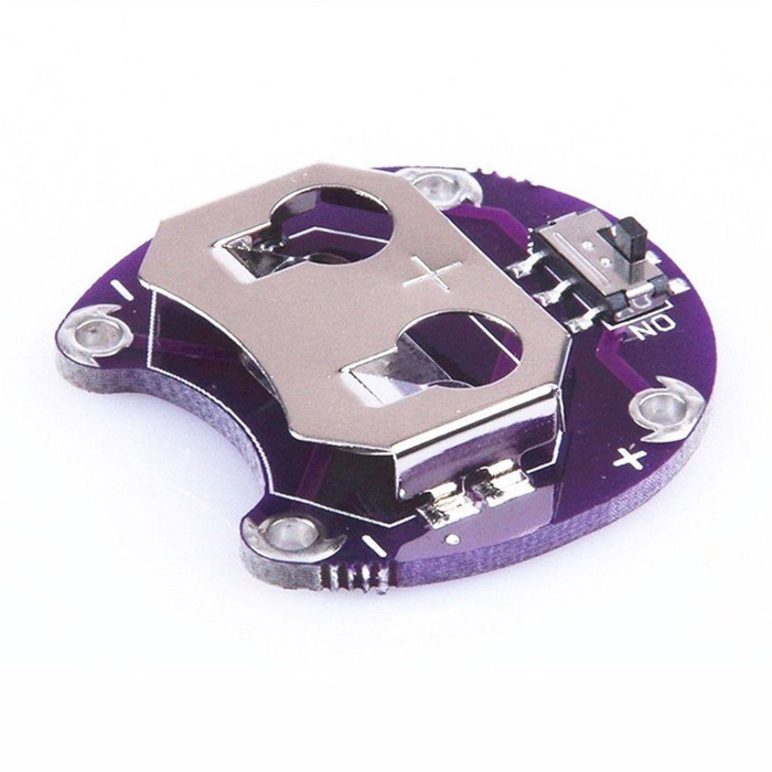 Porta baterías CR2032 y CR2025 para Lilypad