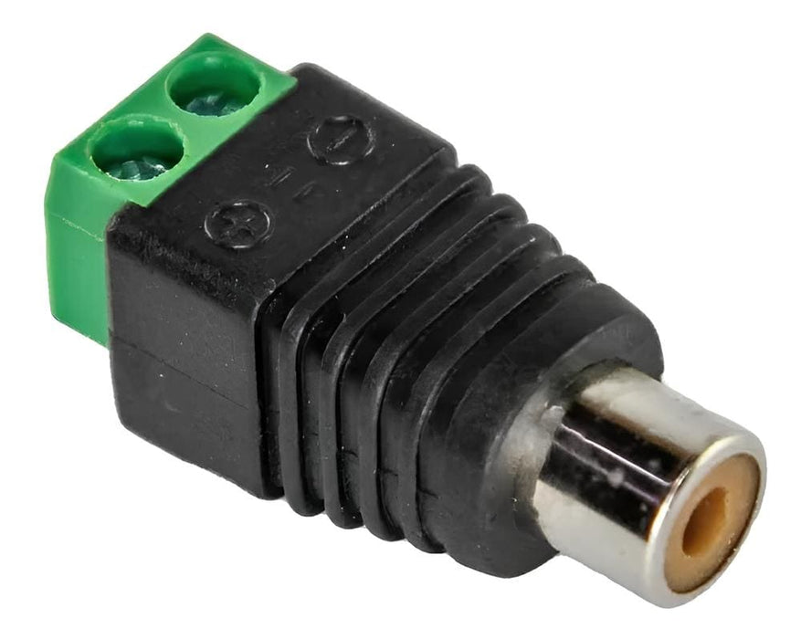 Adaptador de RCA a bornera