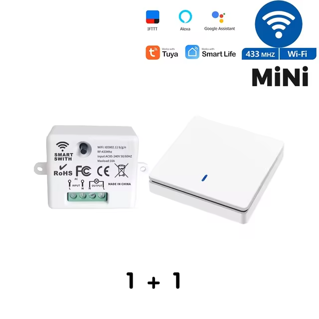 Switch inteligente Wifi + control RF