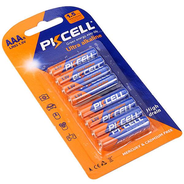 PKcell batería AA 1.5V Ultra Alcalina - 8 piezas